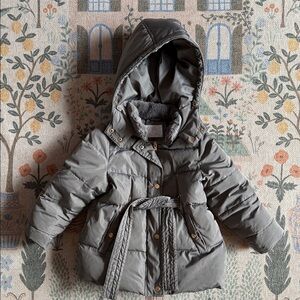 Zara Gray Puffer Jacket